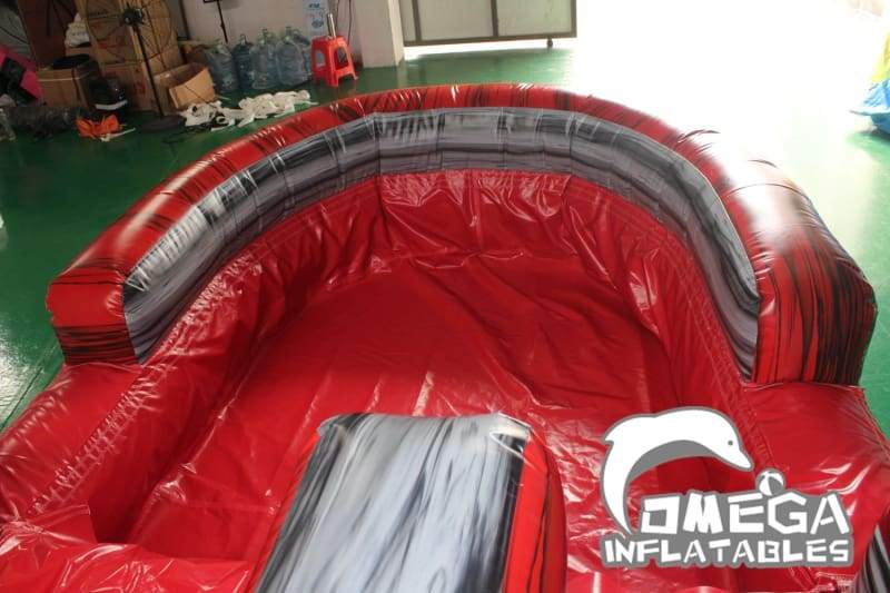 18FT Marble Red Wet Dry Slide