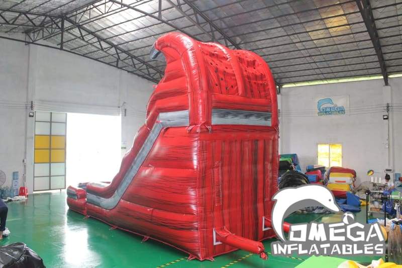 18FT Marble Red Wet Dry Slide