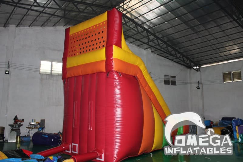 18FT Rainbow Colorful Dry Slide