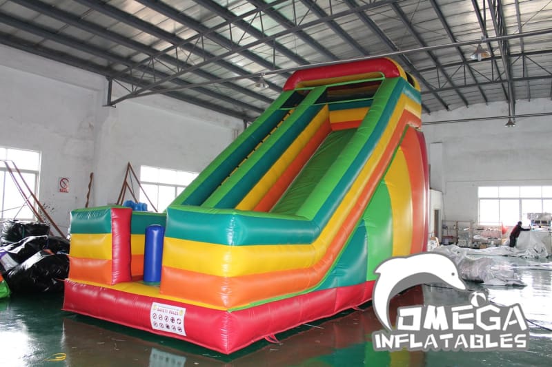 18FT Rainbow Dry Slide