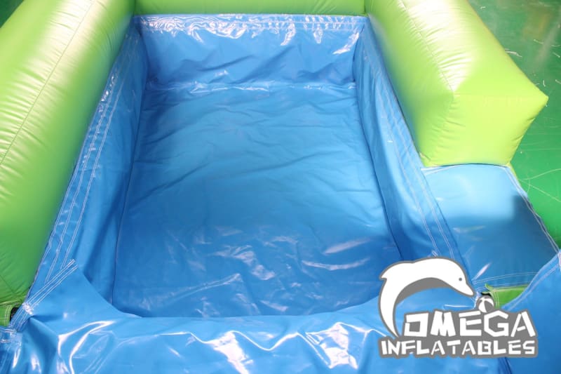 18FT Tropical Rain Forest Wet Dry Slide - Omega Inflatables Factory