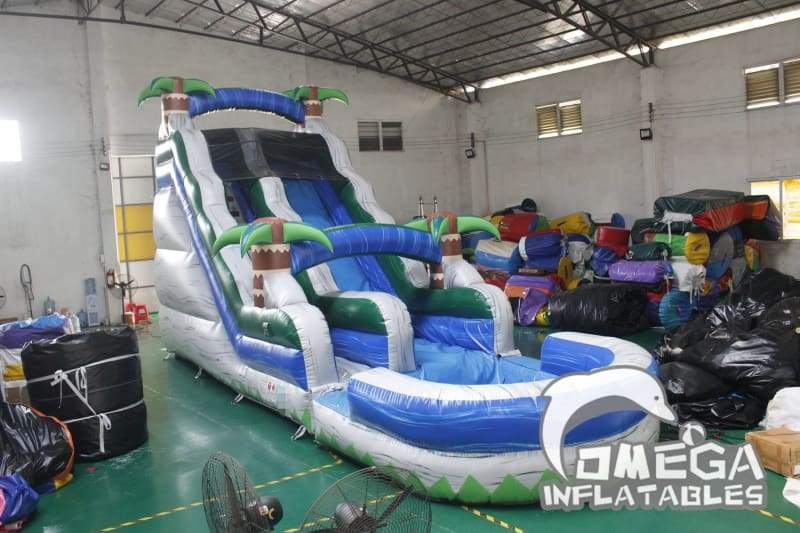 18FT Tropical Rush Water Slide