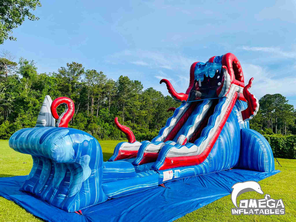 23FT Ocean Battle Commercial Inflatable Water Slide