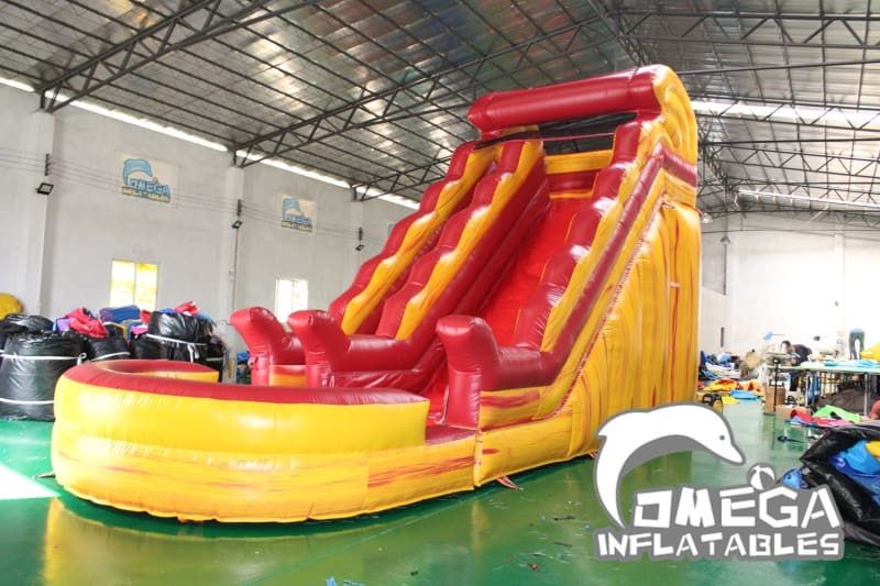 20FT Volcano Lava Falls Water Slide