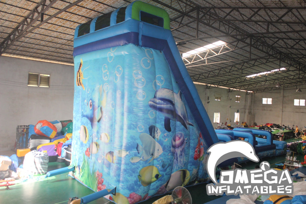 25ft Coral Crush Water Slide