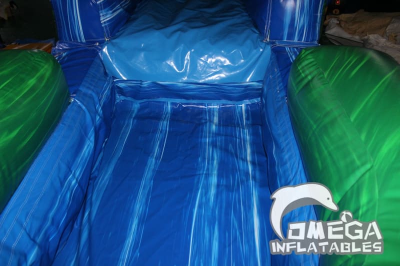 25FT Tropical Rush Splash Water Slide
