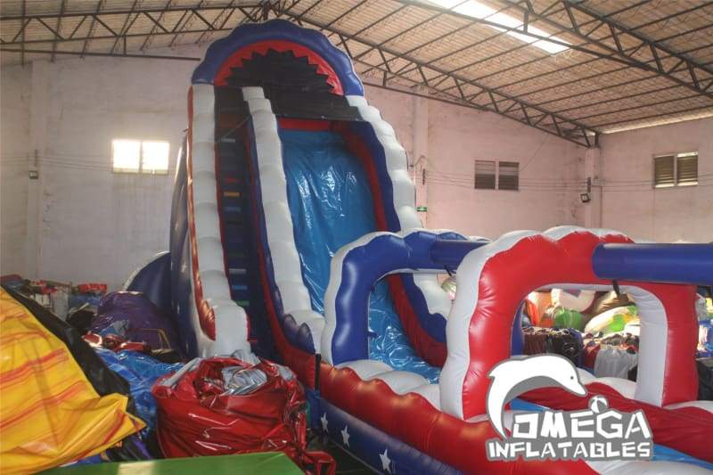 26FT American Commercial Inflatable Water Slide for sale (Single-Lane)