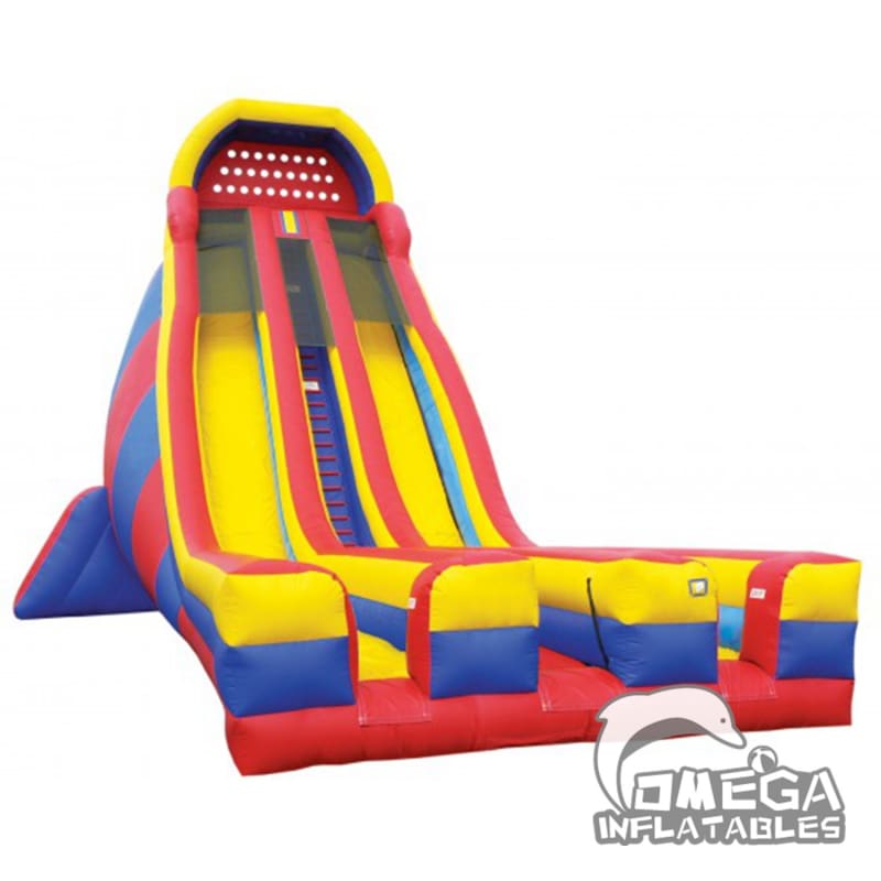 27ft Dry Slide Dual Lanes Slide