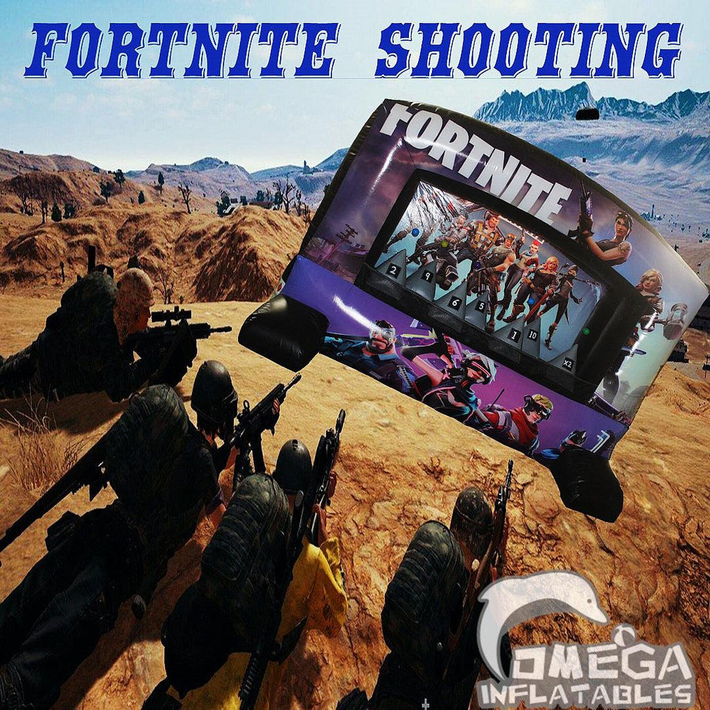 Fortnite Nerf Shooting Game - Omega Inflatables Factory