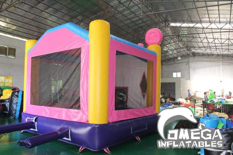 3D Unicorn Bounce House