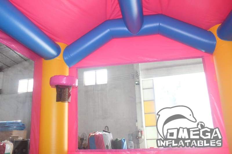 3D Unicorn Bounce House