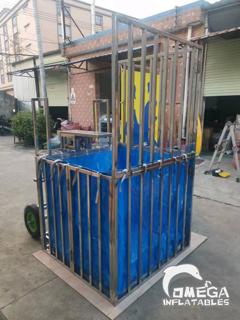 Foldable Dunk Tank with Dolly - Omega Inflatables Factory