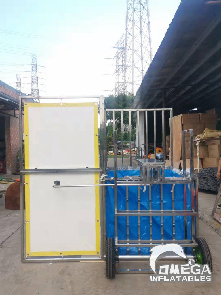 Foldable Dunk Tank with Dolly - Omega Inflatables Factory