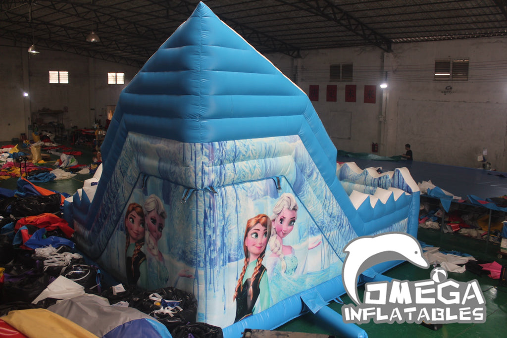 Frozen Castle Inflatable Playzone Big Bounce House for Sale