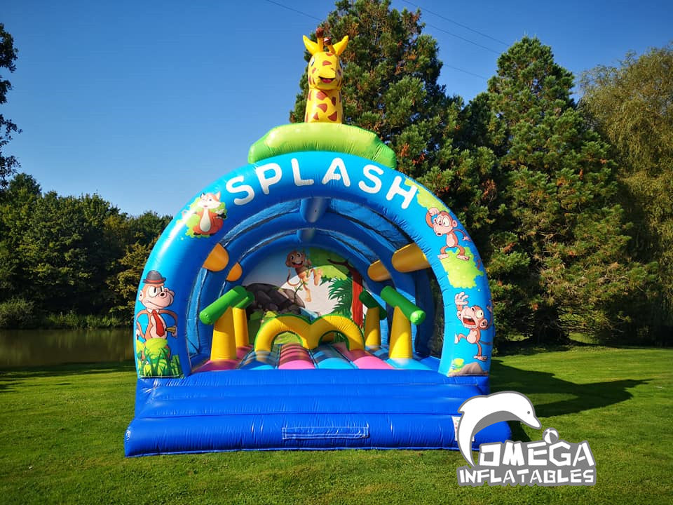 Inflatable Water Splash Bouncy Castle