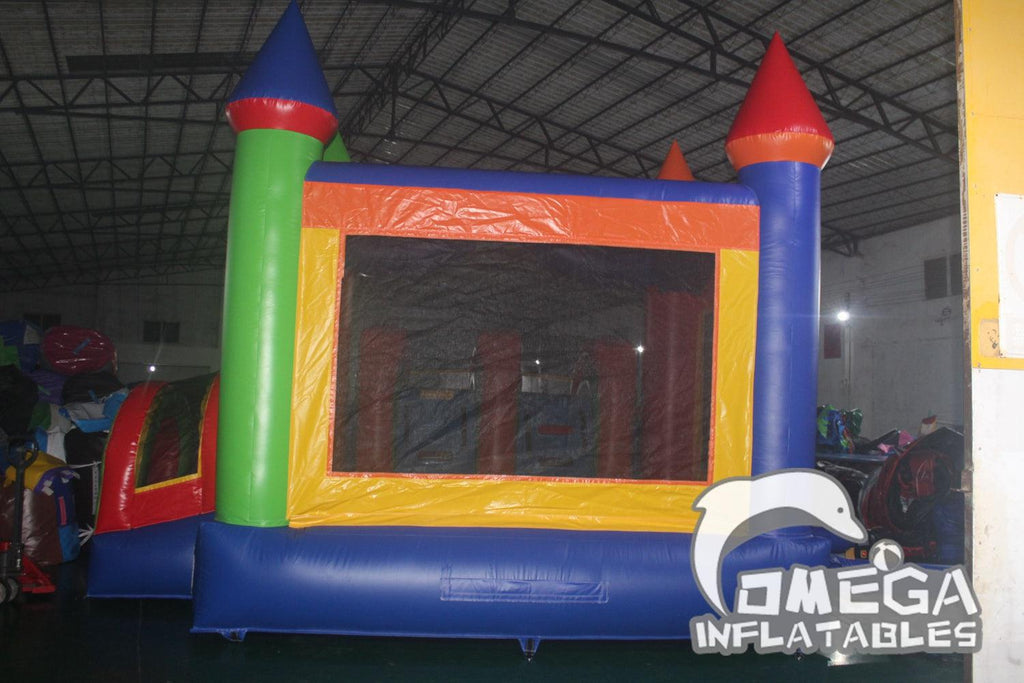 Kids Modern Rainbow Inflatable Combo - Omega Inflatables Factory