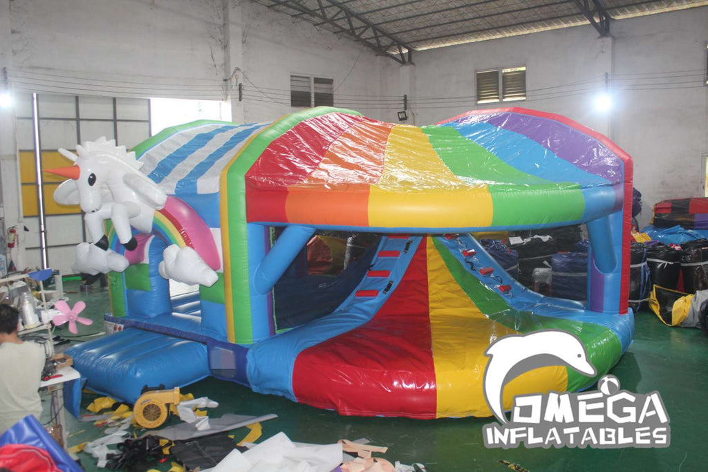 Multiplay Unicorn Bouncy Castle Moon Bounce Wholesale
