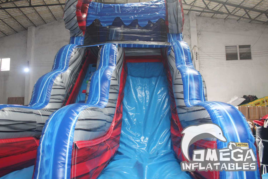15FT Ocean Battle  Inflatable Water Slide Buy Commercial Water Slide