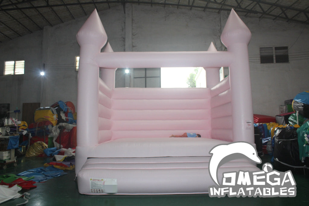 Pink Wedding Bounce House