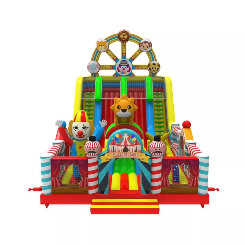 Carnival Inflatable Playground - Omega Inflatables Factory