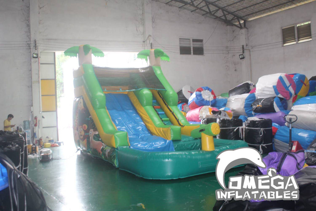 11FT Safari Inflatable Water Slides For Sale Near Me
