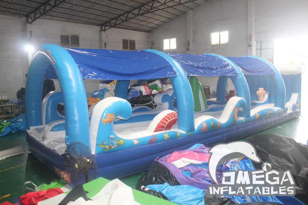 Surf the Wave Slip N Slide with Roof