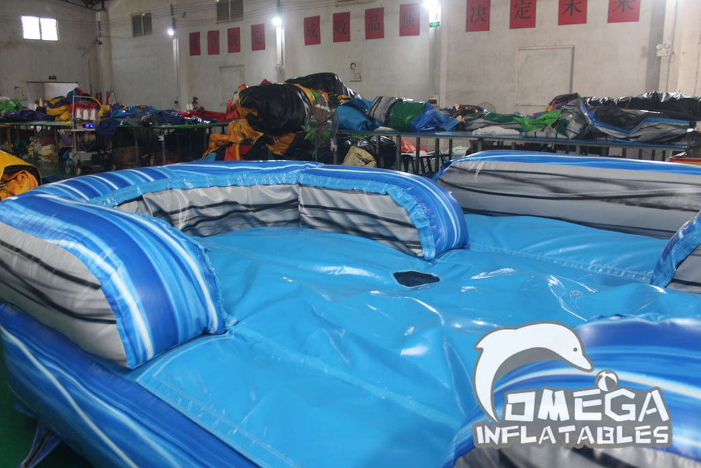18FT Tropical Marble Wet Dry Inflatable Slide