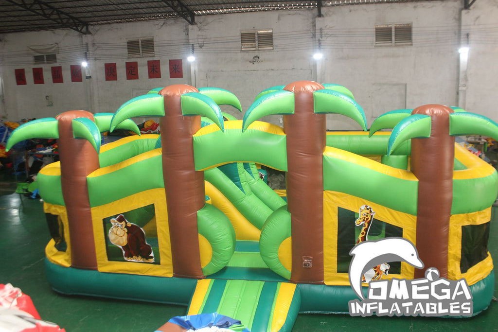 Zoo Island Toddler Combo Inflatable Playland