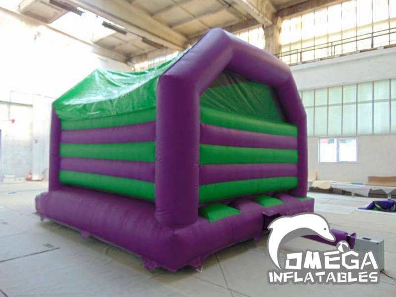 A Frame Purple Bouncy Castle