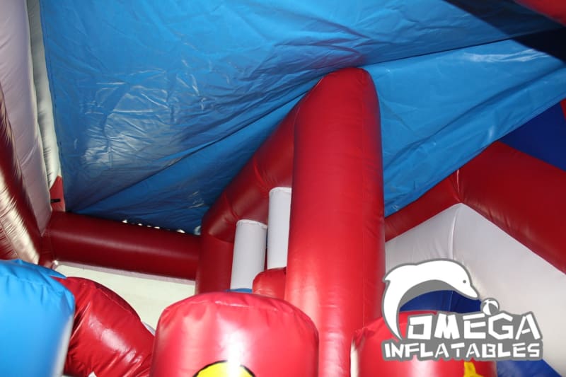 Fire Truck Inflatable Combo