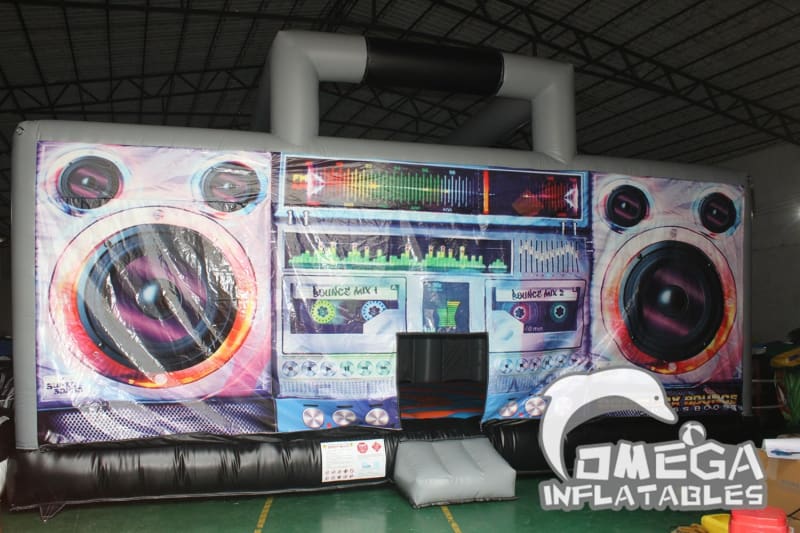 Inflatable Boom Box Bounce House
