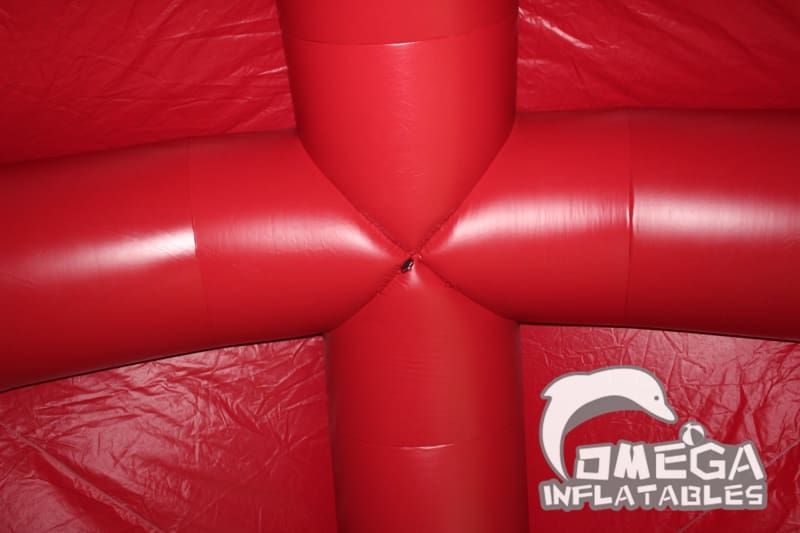Inflatable Tent with 3 Zipper Door - Omega Inflatables