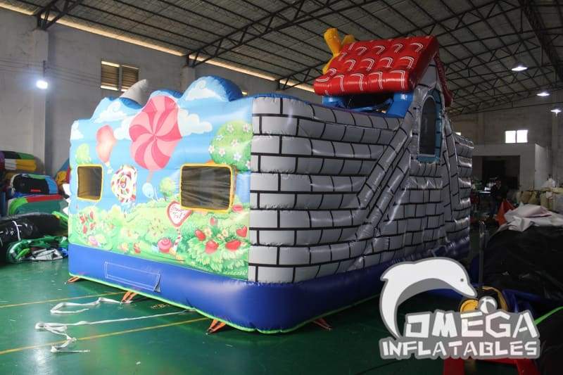 Inflatable Unicorn Kids Playland