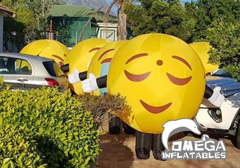 Inflatables Emoji Mascot - Omega Inflatables