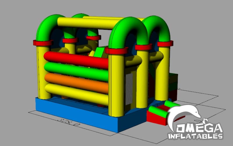 Mini Colorful Inflatable Obstacle Course