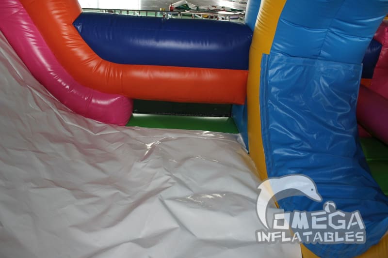 Mini Multi-Colored Inflatable Obstacle Course