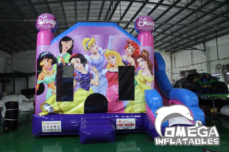 Princess Inflatable Bounce House with Slide