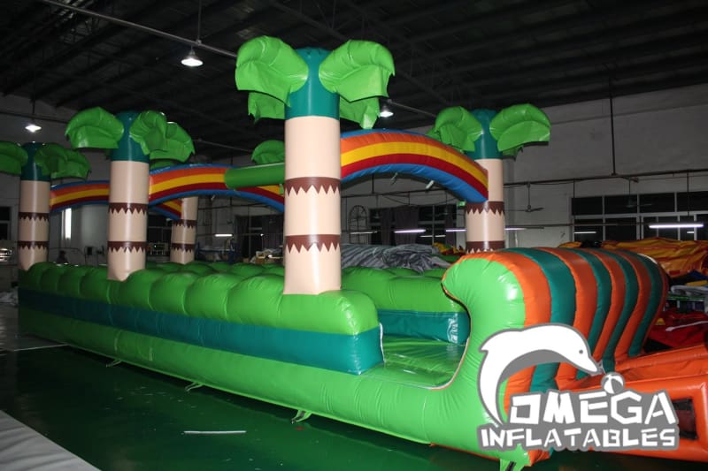 Rainbow Tropical Slip N Slide