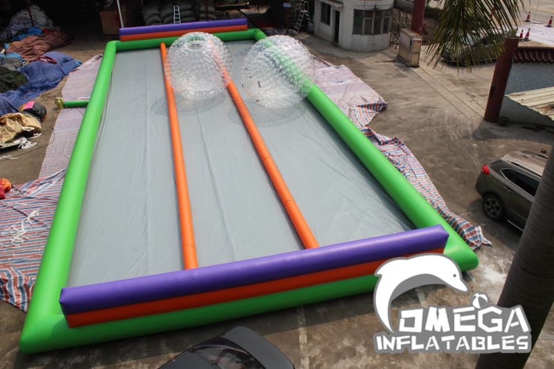 Triple Lanes Zorb Ball Track