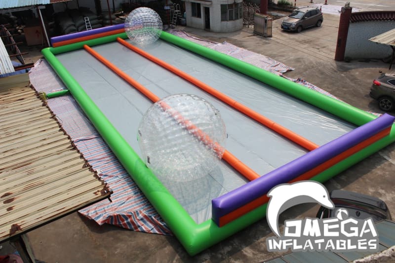 Triple Lanes Zorb Ball Track