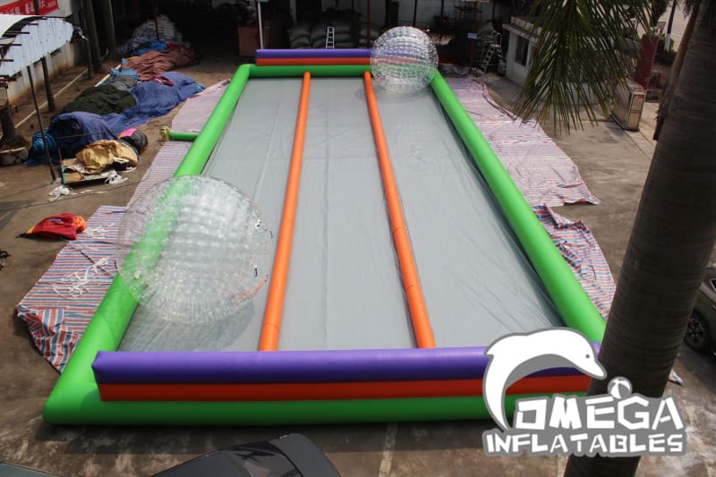 Triple Lanes Zorb Ball Track