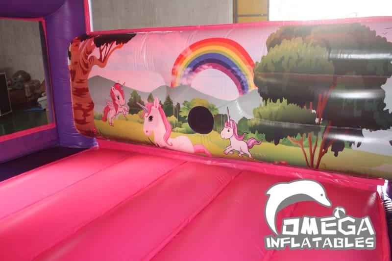 Unicorn Disco Bouncy Castle