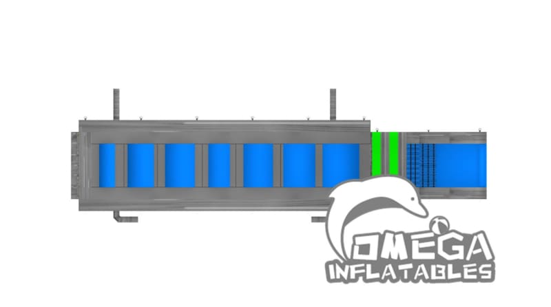 Warrior Jump Inflatable Challenge Course